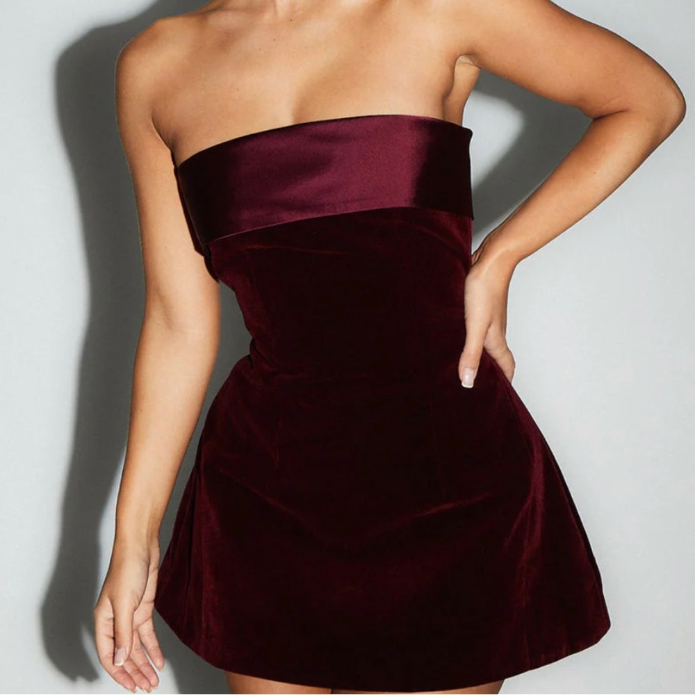 Murci UK Burgundy Mini Dress